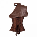 Women Steampunk Gothic Heavy Strong Steel Zipper Boned Corset - AwwwCos