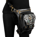 Women Steampunk Vintage Motorcar Shoulder Crossbody Bag Chain Waist Bag - AwwwCos