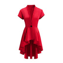 Women Steampunk jackets Tailcoat Pirate Coat Deep V Neck Victorian Tops - AwwwCos