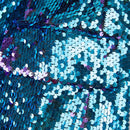 Women Two-Tone Turnover Sequin Luxury Jacket Nightclub Coat - AwwwCos