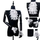 Women Victorian Cosplay Accessory Wrist Cuffs for Wedding Party Fake Ruffles Collar - AwwwCos
