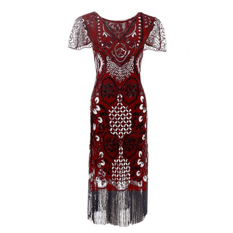 Women Victorian Dress Gothic High Waist Solid Color Tassel Skirt - AwwwCos