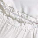 Women Victorian Peasant Ruffle White Dress Boho Pirate Shirt Blouse with Belt - AwwwCos