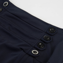 Women Vintage Gothic Dark Style Lace Trim Midi Skirt - AwwwCos