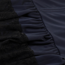 Women Vintage Gothic Dark Style Lace Trim Midi Skirt - AwwwCos