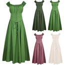 Women Darkness Corset Summer Renaissance Dress with Pocket - AwwwCos