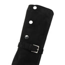 Women Knee High Boots Chunky Heeled Suede Cowgirl Cosplay Biker Boots - AwwwCos