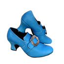 Women Loafers Mid Heel Shoes with Metal Buckle Embellishments - AwwwCos