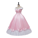 Cinderella Pink Princess Cosplay Costume Dress Up Ball Gown - AwwwCos