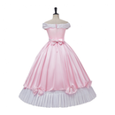 Cinderella Pink Princess Cosplay Costume Dress Up Ball Gown - AwwwCos