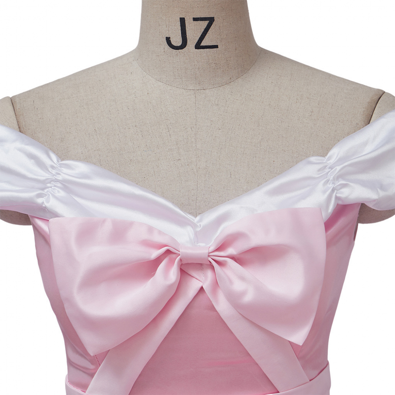 Cinderella Pink Princess Cosplay Costume Dress Up Ball Gown - AwwwCos