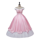 Cinderella Pink Princess Cosplay Costume Dress Up Ball Gown - AwwwCos