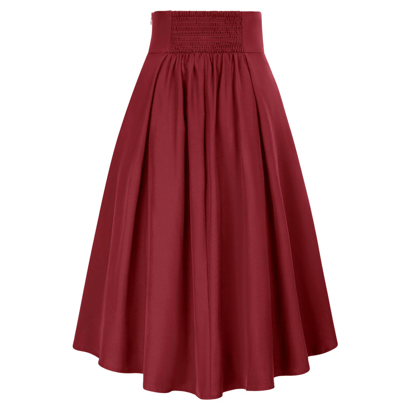 5 Kinds Womens Vintage Gothic Steampunk Fashion High Low Skirt - AwwwCos