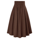 5 Kinds Womens Vintage Gothic Steampunk Fashion High Low Skirt - AwwwCos