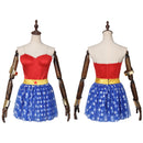 Wonder Women Diana Prince Cosplay Costume Sweetheart Corset Top Tutu Skirt