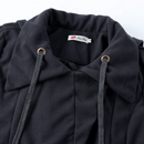 Wool Autumn Trench Goth Lapel Peacoat Outwear Thick Hood Jacket - AwwwCos