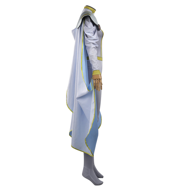 Marvel Superhero X-Men Storm Ororo Munroe Cosplay Costume Women Jumpsuit with Cloak