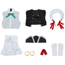 You are Ms. Servant Nieve Cosplay Costume Maid Uniform Skirt Wig - AwwwCos