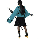 Zenless Zone Zero Hoshimi Miyabi Cosplay Costume Wig Women JK Uniform Skirt