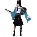 Zenless Zone Zero Hoshimi Miyabi Cosplay Costume Wig Women JK Uniform Skirt