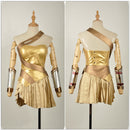 Batman v Superman Wonder Woman Cosplay Costume Golden Skirt Suit - AwwwCos