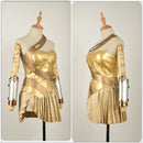 Batman v Superman Wonder Woman Cosplay Costume Golden Skirt Suit - AwwwCos