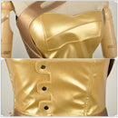 Batman v Superman Wonder Woman Cosplay Costume Golden Skirt Suit - AwwwCos