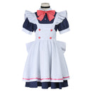 female Anime Dandadan Ayase Seiko Cosplay Costume Maid Apron Dress - AwwwCos