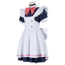 female Anime Dandadan Ayase Seiko Cosplay Costume Maid Apron Dress - AwwwCos