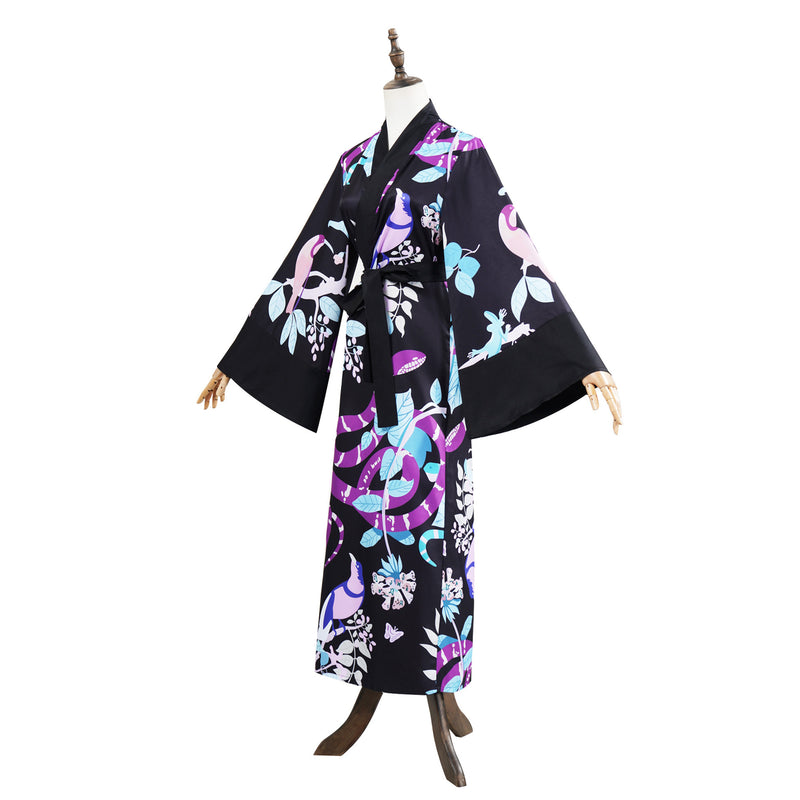 Female Film Agatha Harkness Cosplay Costume Black Kimono - AwwwCos